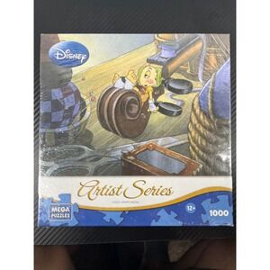 Disney Artist Series Jiminy Cricket 1000 Piece Jigsaw‎ Puzzle Mega Puzzles